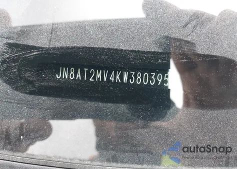 2019 Nissan Rogue Sv из США, поврежденный, VIN JN8AT2MV4KW380395